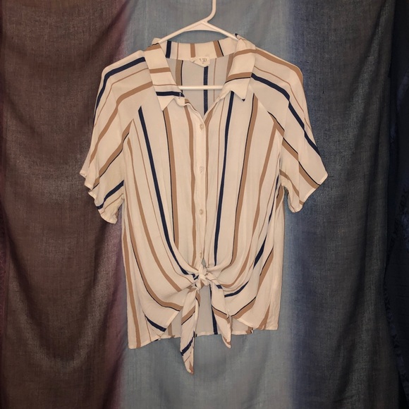 Sienna Sky Tops - Loose tie shirt
